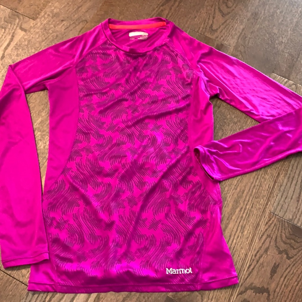 NWOT Marmot long sleeved athletic shirt magenta XS